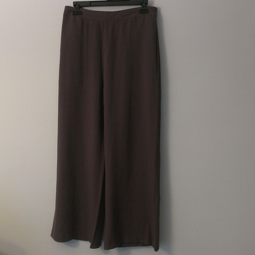 Coldwater Creek PM Pants Brown Women's Pull On EUC